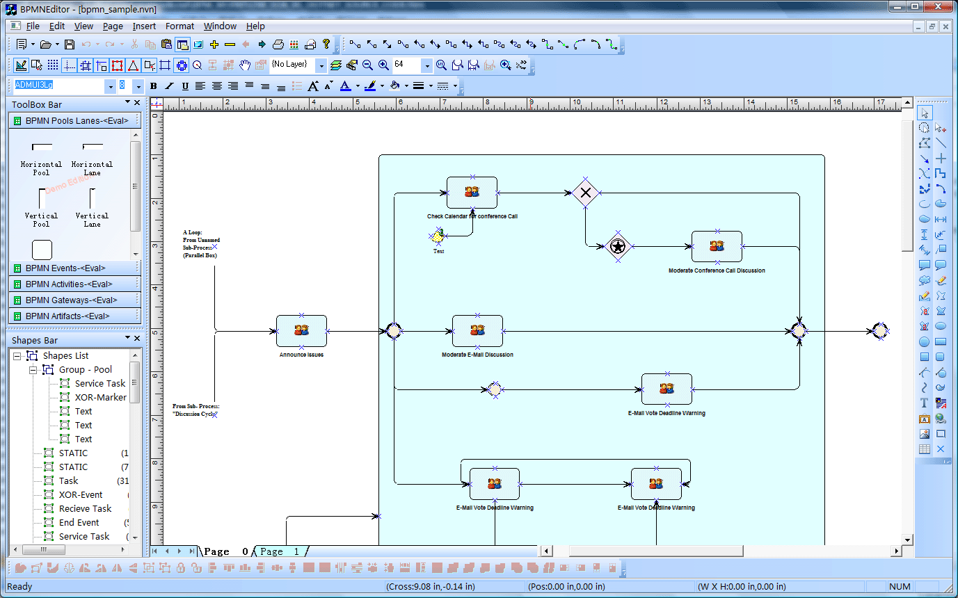 E Xd Bpmn Diagram Component For C C Net Visual Studio Marketplace