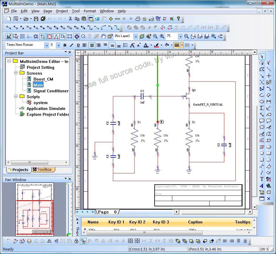 E-XD Circuit Design simulation Component 25.01