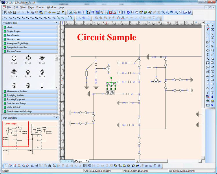 Electric  Power  Circuit  Diagram  Graphics  Draw  Source