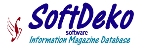 SoftDeko Information Magazine Database for software, reviews, articles,  events, forums, and downloads