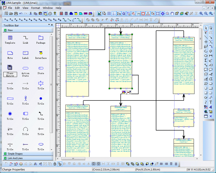 E-XD++ UML Diagram Component / Drawing C++ Source Code ...