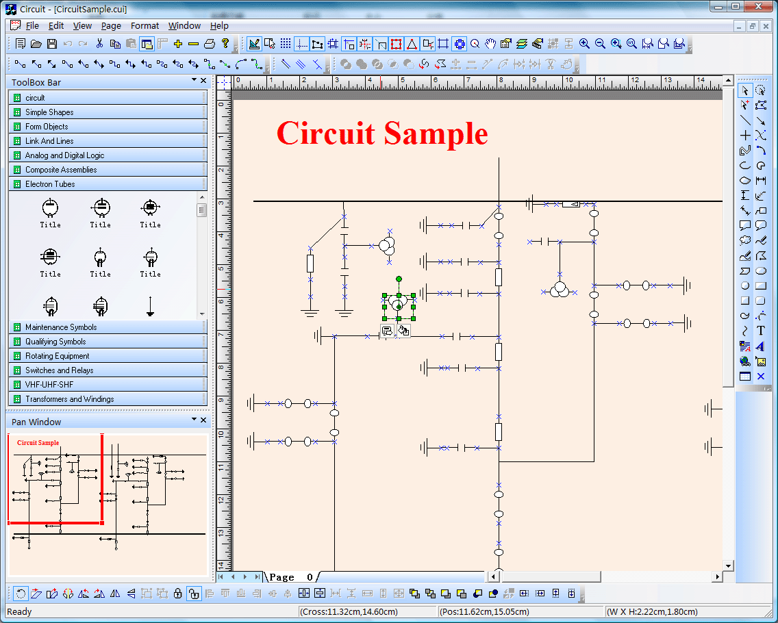 Draw Circuit Diagram Vc Source Code